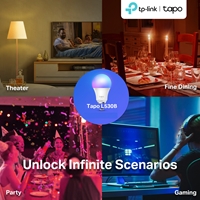 TP-Link Tapo L530B(2-Pack) Smart Wi-Fi Light Bulb, Multicolor, B22, 2-Pack - Image 4