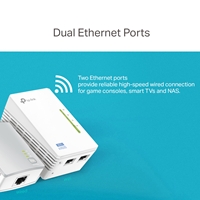 TP-Link TL-WPA4220 KIT AV600 Powerline Wi-Fi Booster 2 LAN, KIT - Image 5