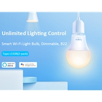 TP-Link Tapo L510B(2-Pack) Dimmable Smart Light Bulb, B22, 2-Pack - Image 4