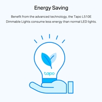 TP-Link Tapo L510E(2-Pack) Dimmable Smart Light Bulb, E27, 2-Pack - Image 5