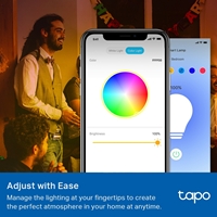 TP-Link Tapo L530E Smart Wi-Fi Light Bulb, Multicolor, E27 - Image 3