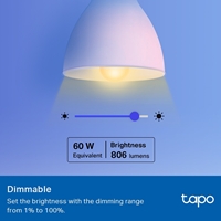 TP-Link Tapo L530E Smart Wi-Fi Light Bulb, Multicolor, E27 - Image 4