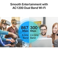 TP-Link Archer C6 AC1200 Dual-Band Wi-Fi Router - Image 4