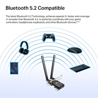 TP-Link Archer TX55E AX3000 Dual Band Wi-Fi 6 Bluetooth PCI Express Adapter - Image 4