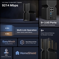TP-Link Archer BE550 BE9300 Tri-Band Wi-Fi 7 Router - Image 5