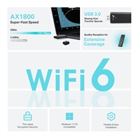 TP-Link Archer TX20U AX1800 High Gain Dual Band Wi-Fi 6 USB Adapter - Image 3