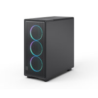 Fractal Design Epoch RGB Black ATX Mid Tower PC Case, Light-Tint Tempered Glass, Mesh Airflow Front, 3 x 120mm Momentum RGB Fans, USB-C 20Gbps, 360mm Radiator Support, 372mm GPU Clearance - Image 3