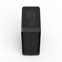 Fractal Design Meshify 3 Black Solid E-ATX/ATX Mid Tower PC Case, High-Airflow Mesh Front, Steel Side Panel, 3 x 140mm Momentum Fans, USB-C 20Gbps, 360mm Radiator Support, 349mm GPU Clearance - Image 5