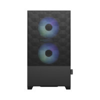 Fractal Design Pop Mini Air RGB Black Micro-ATX Mini Tower PC Case, Clear Tempered Glass, High-Airflow Mesh Front, 3 x 120mm Aspect RGB Fans, 240mm Radiator Support, 365mm GPU Clearance - Image 4