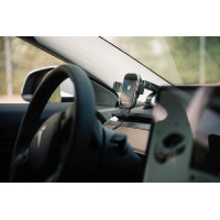 Verbatim FWC-02 Qi Fast Wireless Car Charger, 360 Degrees Rotatable, Three Mounting Options: Vent Holder, Suction Cup On Dashboard, Or Front Window - Image 3