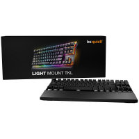 Be Quiet! Light Mount TKL Silent Tactile ARGB Mechanical Keyboard, 3D Media Wheel, silent keystrokes, hot-swappable 5-pin MX-style switch socket - Image 3