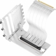 Antec RTX50 PCIe 5.0 Riser Cable with 90-Degree Bracket Mount, White, for Vertical Graphics Card Mounting
