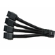 Replacement 12VHPWR 12+4Pin PCIe 5.0 to 4x8Pin (6+2P) Power Cable 10 cm Braided