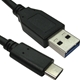USB 3.1 Type C (M) to Type C (M) Cable 0.5m Black OEM Data Cable