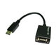 TARGET HDHDPORT-VGACAB Converter Adapter, DisplayPort 1.2 (M) to VGA (F), 0.15m Cabled Adapter, Black, 2048x1152 Max Resolution Support, Supports up 1080p at 50/60hz