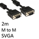 SVGA (M) to SVGA (M) 2m Black OEM Display Cable