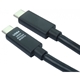 Target USB4 40Gbps 240W EPR C-C Cable 5 Amp, Power Delivery, High-Speed Data Transfer, USB Type-C Connector, USB4 Certified, 1 Meter Length, Black