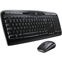 Logitech MK330 Wireless Keyboard and Mouse Combo for Windows, 2.4 GHz Wireless with USB-Receiver, Portable Mouse, Multimedia Keys, Long Battery Life for PC/Laptop, QWERTY UK Layout, Black - Image 2