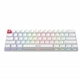 Marvo Scorpion KG933G Saber 61 Wired Mechanical RGB 60% UK Layout Gaming Keyboard (White)