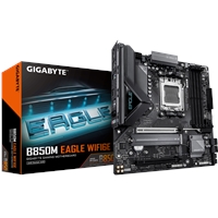 Gigabyte B850M Eagle WIFI6E AMD AM5 Socket Motherboard, Micro-ATX, 4x DDR5 Slots, 2x M.2 Sockets, Fitted I/O Shield, 2.5GbE LAN, Wi-Fi 6E, 2x DisplayPorts / 1x HDMI Port - Image 2