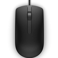Dell MS116 Wired USB Mouse, 2-Buttons, 1000dpi and Optical Tracking, Ambidextrous Design for PC, Mac and Laptop, Black - Image 3