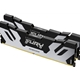 Kingston FURY Renegade KF564C32RSK2-64 64GB (2x 32GB) DIMM System Memory, 6400MHz, DDR5, CL32, Silver, Intel XMP