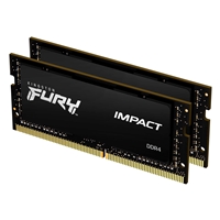 Kingston FURY Impact KF432S20IBK2/16 16GB (2x 8GB) SODIMM System Memory, 3200MHz, DDR4, CL20, Intel XMP - Image 2