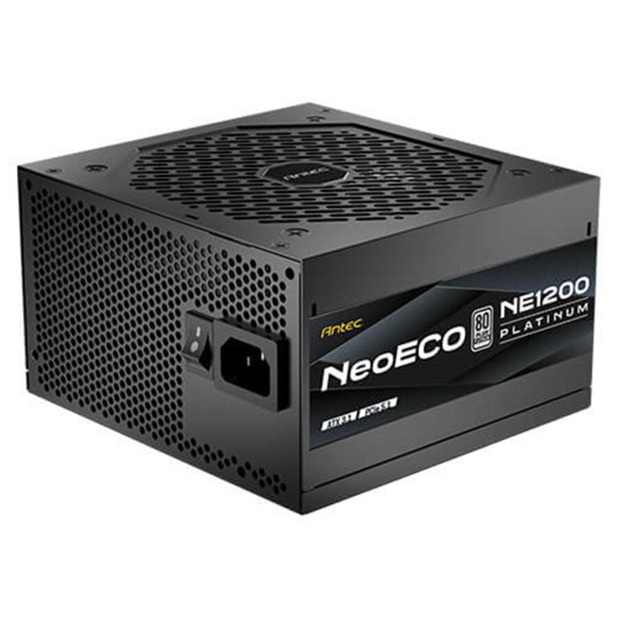 Antec NE1200 Platinum NeoEco 1200W Fully -Modular ATX 3.1 Power Supply, PCIe 5.1 Ready with 12V 2x6 Connector, 80 Plus Platinum Certified, 120mm FDB Silent Fan, 10-Year Warranty
