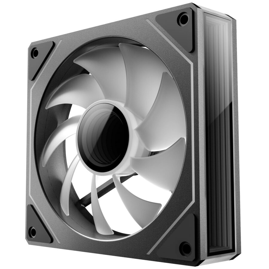 Antec Vision 120mm ARGB - 3 PK, Black, Up to 1800RPM, 44.5CFM Airflow, 29dB Max, 4-pin ARGB 3-pin