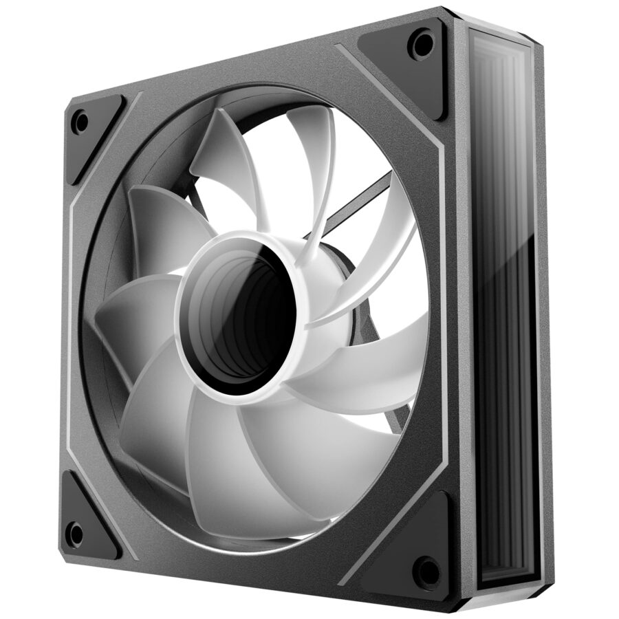 Antec Vision 120mm Reverse ARGB Fan 3 Pack Black, 1500RPM, 37.2CFM, 27.5dB, 4-Pin PWM / 3-Pin ARGB