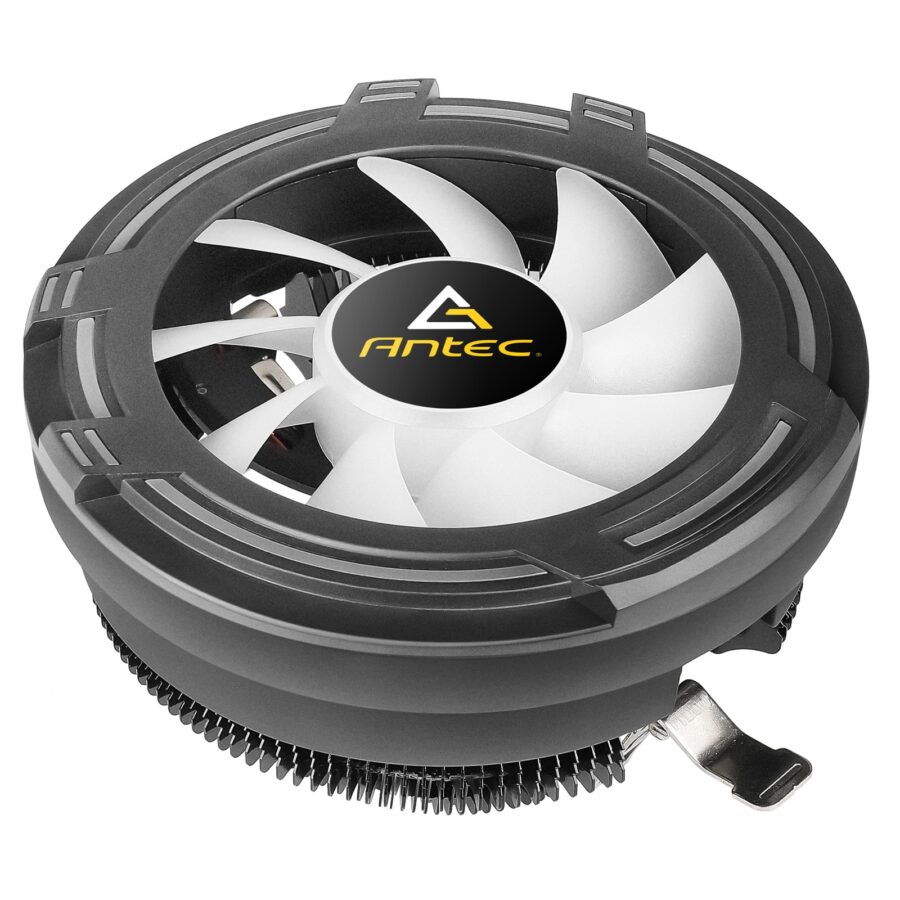 Antec T120 Fan CPU Cooler, Universal Socket, 120mm Chromatic Silent RGB Fan, 1500RPM, Massive Black Aluminium Fins for Enhanced Cooling Performance, Designed for Small Form Factor Cases