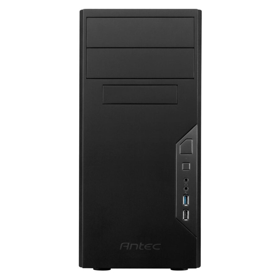 Antec VSK-3000B-U3/U2 Micro Tower Gaming Case, 1 x USB 3.0 / 1 x USB 2.0, SGCC steel, Vented Side Panel, 1 x Pre-Installed 92mm Rear Exhaust Fan, Micro-ATX, Mini-ITX Compatible