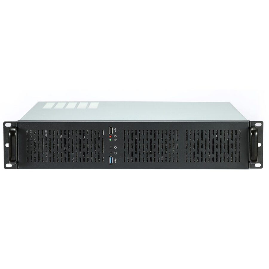 Codegen 2U400 Rackmount Server Case, 1 x USB 3.0 / 1 x USB 2.0, 380 MM Deep, 3 x 80 mm PWM Hydraulic Bearing, Micro ATX, Mini ITX Compatible