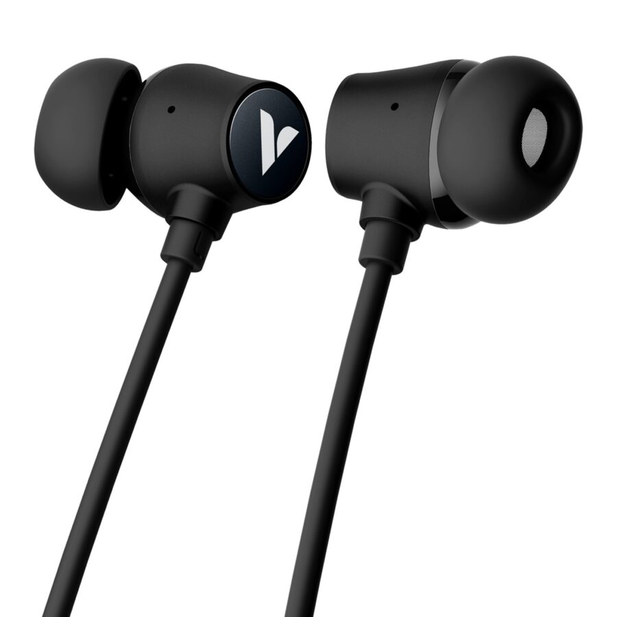 Verbatim TruSound ANC Neckband Earbuds, Wireless Bluetooth 5.4, Active Noise Cancellation - Black