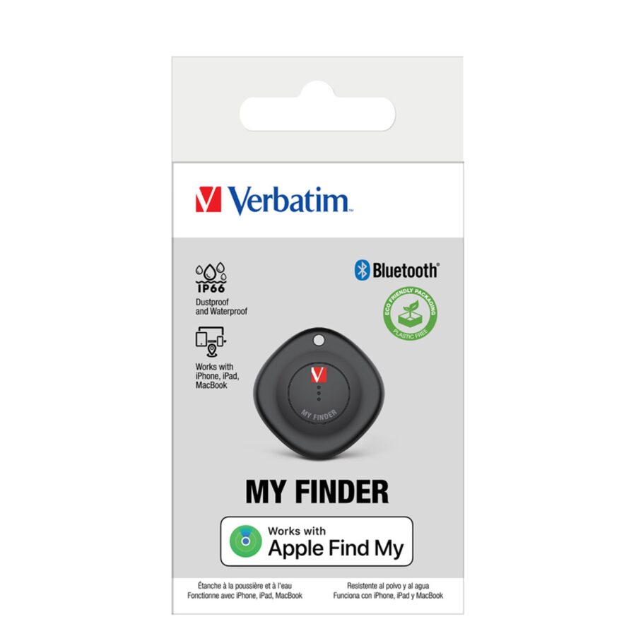Verbatim MYF-01 My Finder Bluetooth Item Finder 1 pack Black