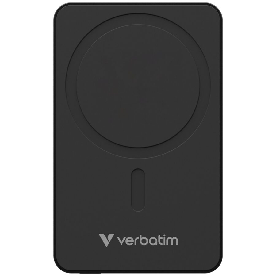 Verbatim Charge 'n' Go Essentials MagSafe Power Bank Wireless 10000mAh Black