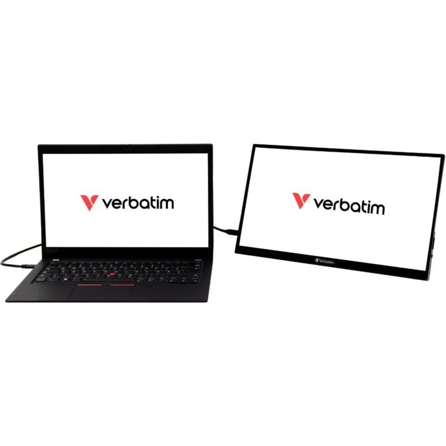 Verbatim Portable 15.6" FHD Touch Monitor ALU, 1920 x 1080 Resolution, 60Hz