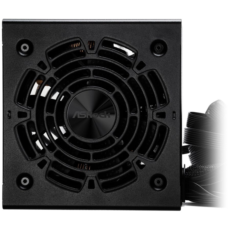 ASRock PRO-650B ATX Power Supply Unit, 80 PLUS BRONZE Certified, Low noise 120mm FAN, High Efficiency PSU