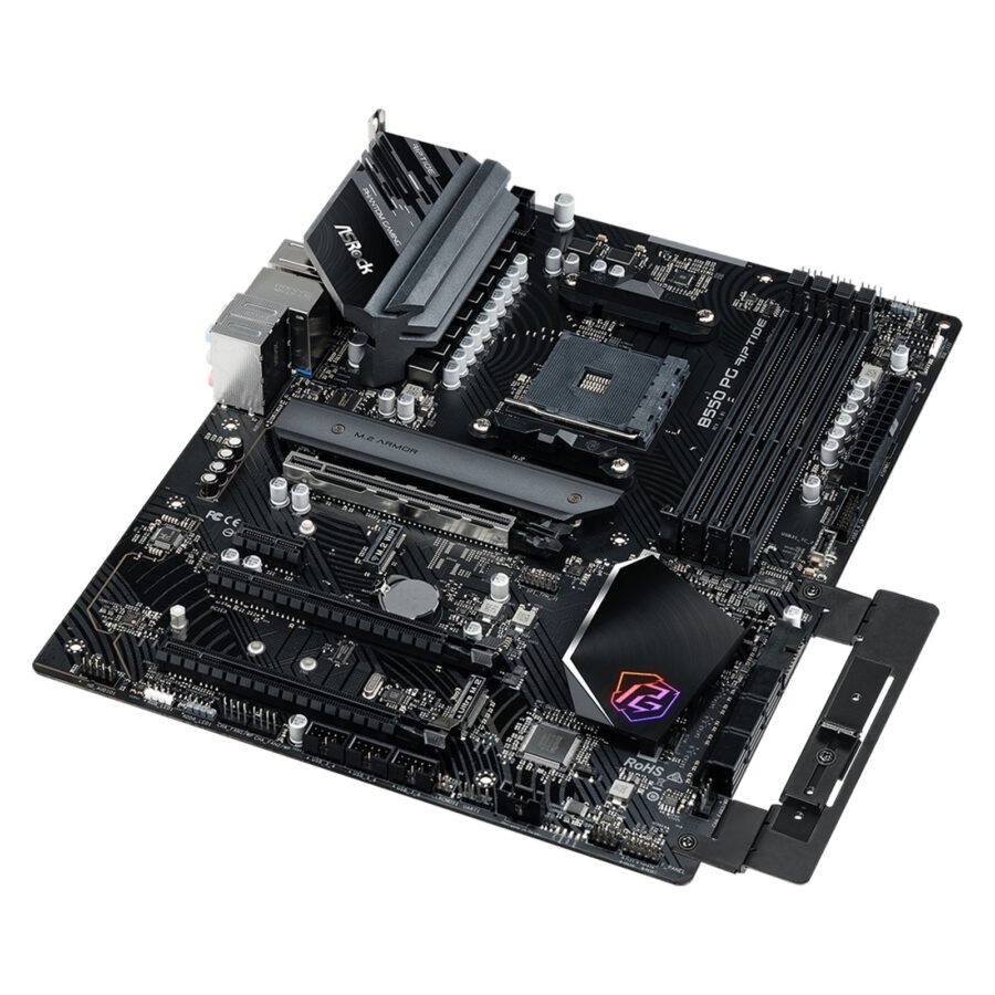 ASRock B550 PG RIPTIDE AMD AM4 Socket Motherboard, ATX, 4x DDR4 Slots, 2x M.2 Sockets, 2.5GbE LAN, 1x HDMI Port