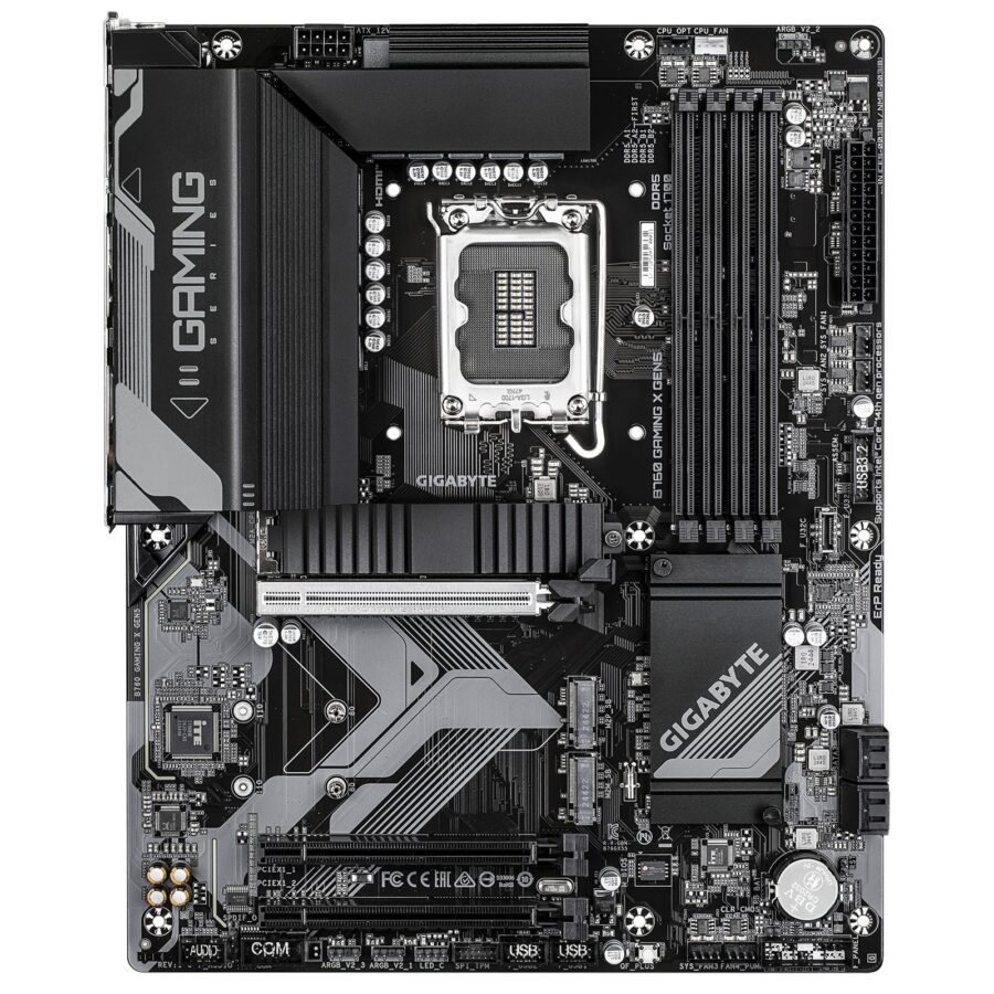 Gigabyte B760 GAMING X GEN5 Intel 1700 Socket Motherboard, ATX, 4x DDR5 Slots, 3x M.2 Sockets, 2.5GbE LAN, 1x HDMI Port / 1x DisplayPort