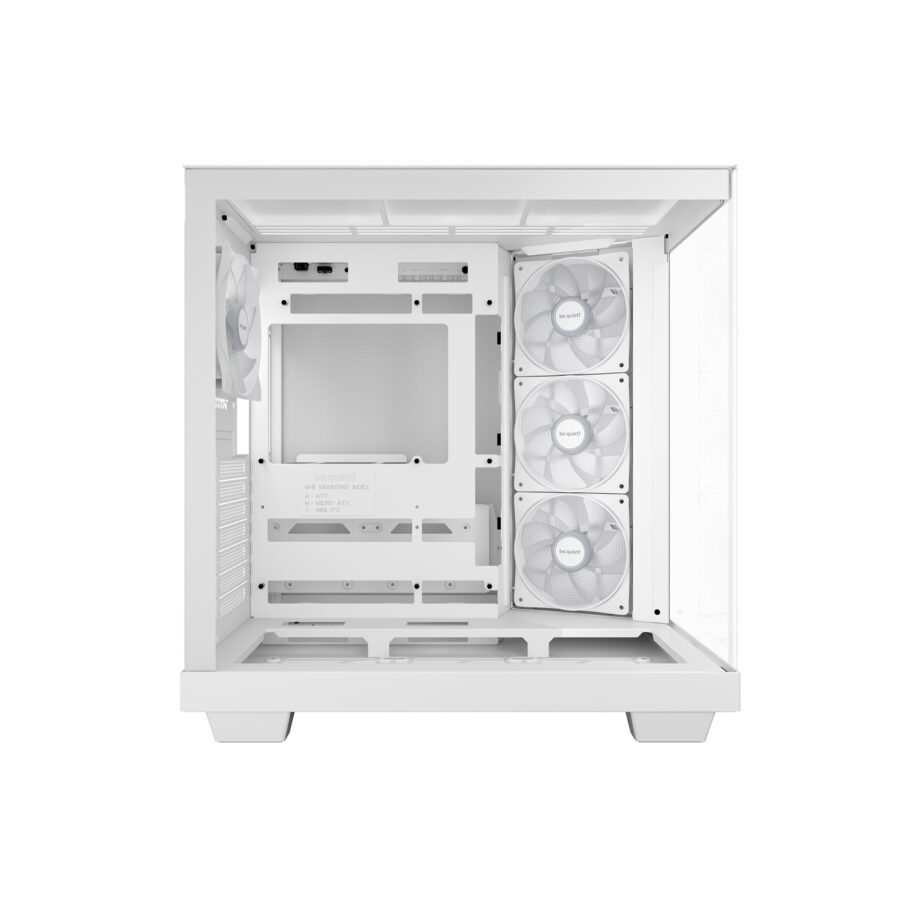 be quiet! BGW86 Light Base 500 LX Mid Tower Gaming Case, 1 x USB Type-C / 2 x USB 3.2, High Airflow ATX Case, 4x Pre-Installed ARGB Light Wings LX Fans, ATX / M-ATX / Mini-ITX Compatible