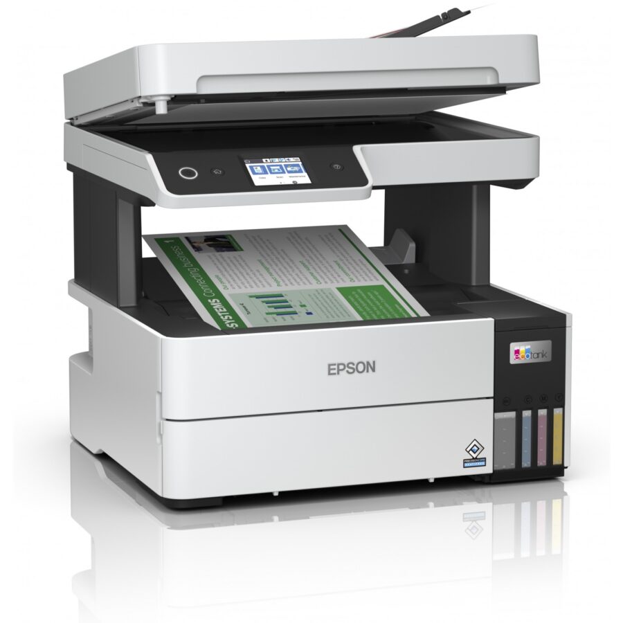Epson EcoTank ET-5150 C11CJ89401 inkjet Printer, Colour, Wireless, Ethernet, All-in-One, ADF, 6.1cm Touchscreen