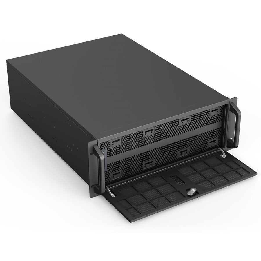 Codegen CSCG4U600GP 4U Rackmount Server Case, 1 x USB Type-C / 1 x USB 3.0 / 1 x USB 2.0, 600MM Deep, 2 x 80 mm PWM Hydraulic Bearing (rear), SSI-EEB, E-ATX, ATX, Micro-ATX, Mini-ITX Compatible