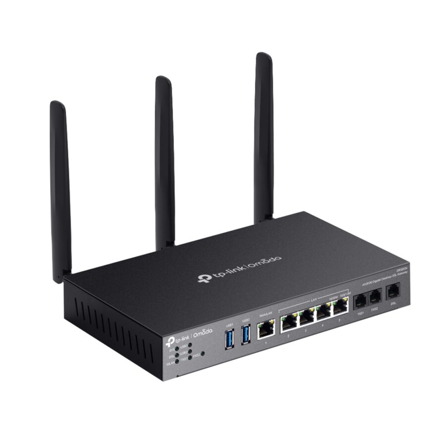 TP-Link Omada DR3650V AX3000 Wi-Fi 6 Gigabit Desktop VDSL Gateway Modem Router