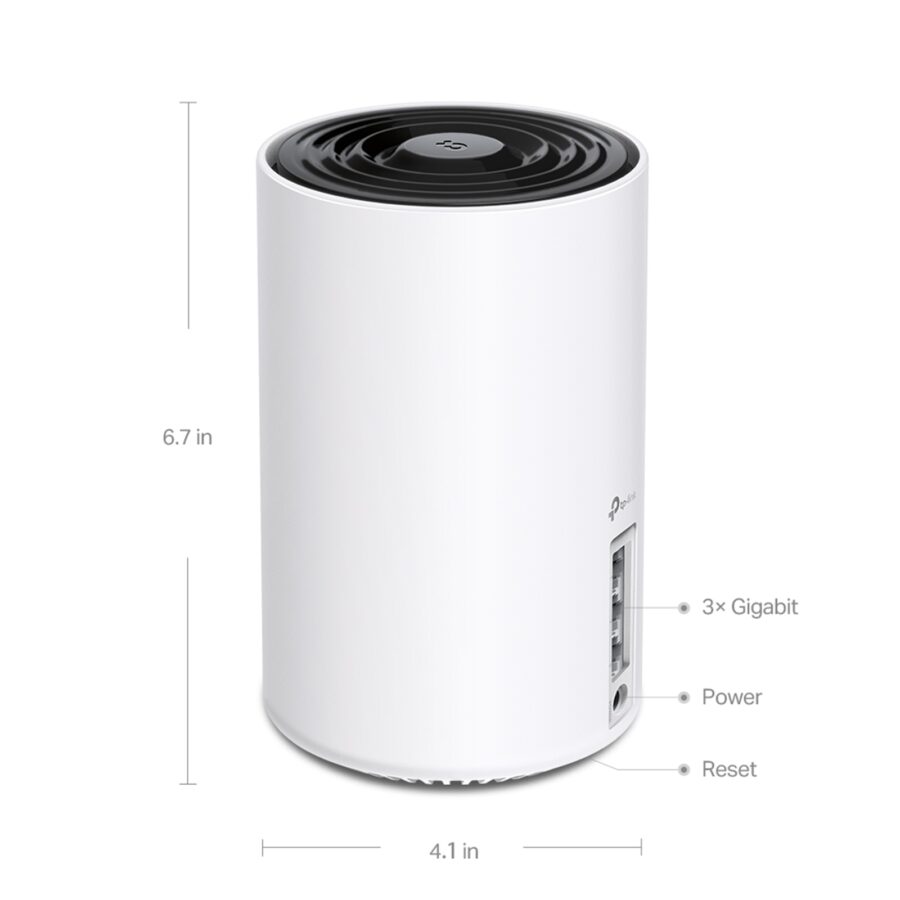 TP-Link Deco XE75(3-pack) AXE5400 Whole Home Mesh Wi-Fi 6E System(Tri-Band), 3 pack