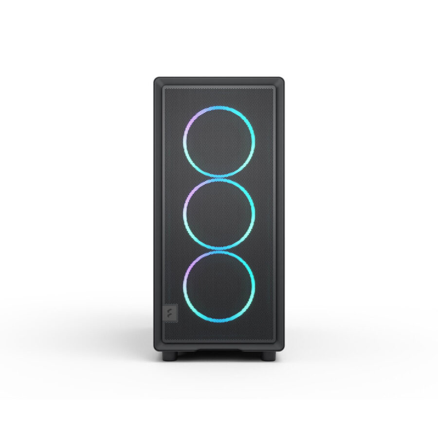 Fractal Design Epoch RGB Black ATX Mid Tower PC Case, Light-Tint Tempered Glass, Mesh Airflow Front, 3 x 120mm Momentum RGB Fans, USB-C 20Gbps, 360mm Radiator Support, 372mm GPU Clearance