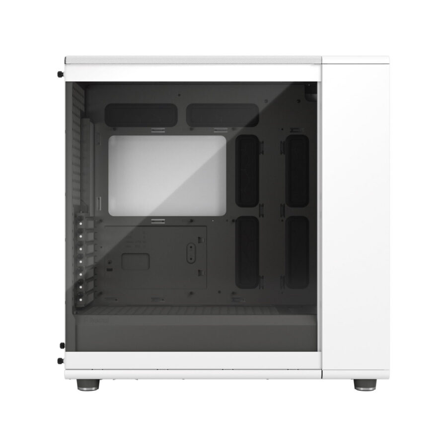 Fractal Design North XL Chalk White E-ATX Full Tower PC Case, Clear Tempered Glass, FSC-Certified Oak Front, 3 x 140mm Aspect PWM Fans, USB-C 20Gbps, 420mm Radiator Support, 413mm GPU Clearance