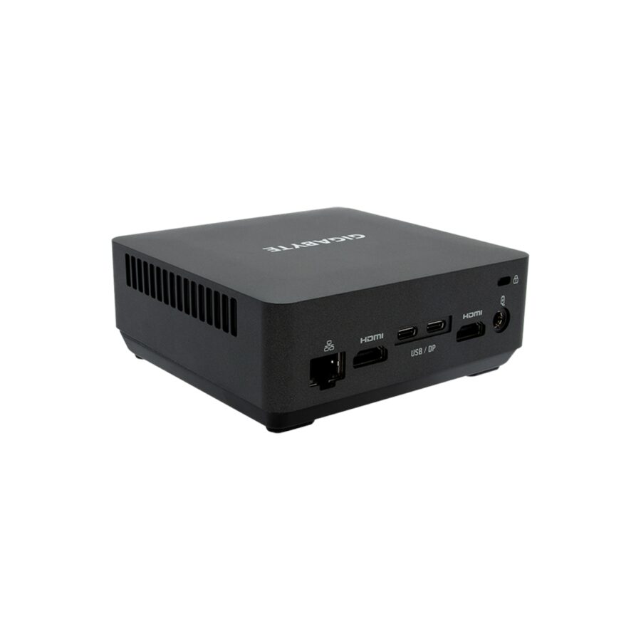 Gigabyte BRIX (GB-BRI3H-1315) Barebone Kit, Intel Core i3-1315U 4.5GHz 6 Core CPU, 2 x DDR4 SO-DIMM Slots, 1 x M.2-2280 Slot, 1 x 2.5 Inch SATA Slot, Wi-Fi 6 & Bluetooth 5.2