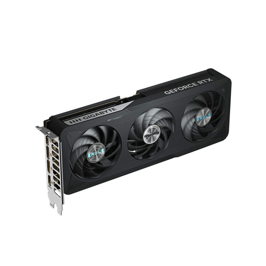 Gigabyte NVIDIA GeForce RTX 5060 Ti EAGLE MAX OC 8GB GDDR7 Graphics Card, 4608 CUDA Cores, 2617 MHz Core Clock, Triple Fan, 3x DisplayPorts / 1x HDMI Port