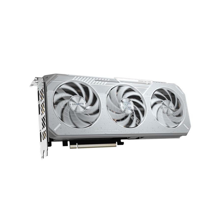 Gigabyte AMD Radeon RX 9060 XT GAMING ICE OC 16GB GDDR6 Graphics Card, 2048 Streams, 3320 MHz Boost Clock, Triple Fan, RGB, 2x DisplayPorts / 1x HDMI Port